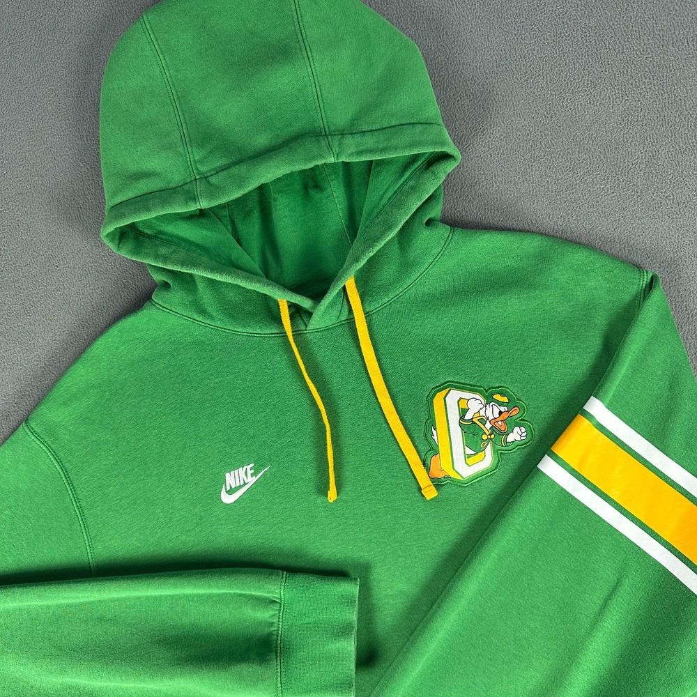 Oregon Ducks Nike Hoodie Mens XL Apple Green Alternate Pack Team Issue Logo